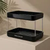 WELLHAUS Küchen Organizer 2 Etagen Schwarz Regal Ablage Produktbild-Vorschau 2