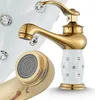 Waschbeck armatur, Wasserhahn Bad Aristo, Golden, Produktbild-Vorschau 1