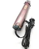 A rose-colored Babyliss AS960E hot air brush with its power cord and plug. Podgląd zdjęcia produktu