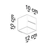 Wandleuchte LOBO weiß 1xG9 8W Aluminium 10x12x10cm Sollux Produktbild-Vorschau 6