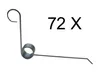72 X Ressort de verticoupe Ressort pour Honda F220 / FG201 Voir les images du produit 1