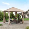 Sekey Pavillon 3x3 Gartenpavillon Terrassenpavillon 4 Produktbild-Vorschau 2