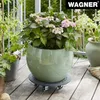 WAGNER Pflanzenroller STONE Ø 34 x 7,5 cm, außen & innen, Produktbild-Vorschau 3