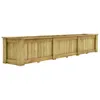 vidaXL Lit surélevé 291 x 50 x 50 cm Bois de pin imprégné Voir les images du produit 9