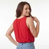 Sommer Top Damen Trägertop mit Gummibund 38 40 42 44 46 48 Produktbild-Vorschau 4