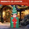 Outsunny Aufblasbar Beweglich Weihnachtsmann aus Produktbild-Vorschau 4