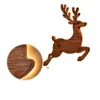 7-teilige Weihnachts-Wanddeko aus Holz mit Fernbedienung, Produktbild-Vorschau 3