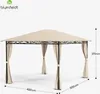 Blumfeldt Mondo Tonnelle 3x4 – Cadre Acier, avec Rideaux, Voir les images du produit 7