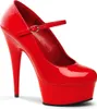 DELIGHT-687 Damen Pumps von Pleaser, Rot  , EU 42, US 12 Produktbild-Vorschau 1