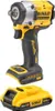 A Dewalt impact wrench and battery pack are shown against a white background. Produktbild-Vorschau
