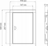 Revisionsklappe 15X30 Cm FEINZ Schnappverschluss Langlebig Produktbild-Vorschau 2