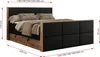 MKS MEBLE Doppelbett, Boxspringbett ALBERO 2 KING DUO mit Produktbild-Vorschau 6