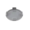4X 60mm Nabenkappen Felgen Deckel Kappen Grau Gewölbt Produktbild-Vorschau 2