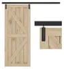 201cm Deckenmontage Schiebetürsystem Komplett-Set Produktbild-Vorschau 2