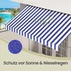 SONGMICS Klemmmarkise höhenverstellbar, Balkonmarkise mit Produktbild-Vorschau 6