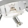 LED Deckenleuchte Spotleuchte 4xGU10 3000K Ø25cm 12W Metall Produktbild-Vorschau 2