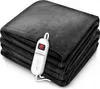 sinnlein® Heizdecke aus Plüsch 160 x 120 cm Anthrazit SÜD Produktbild-Vorschau 4