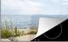 KitchenYeah© Herdabdeckplatte Strand - Meer - Kieselsteine Produktbild-Vorschau 1