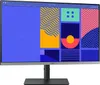 A Samsung monitor displaying a colorful abstract graphic design. Produktbild-Vorschau