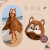 Kapuzentuch 70x140 cm für Kinder – weiches, Produktbild-Vorschau 7