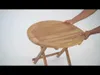 Rondo Teak Klapptisch – Ø 60 cm – Zusammenklappbarer Produktbild-Vorschau 4