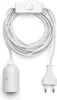 Lampenfassung max. 60W E27 Weiß 3,5m Kabel mit Stecker & Produktbild-Vorschau 1