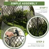 FIVMEN 10 Stück Dekorativer Gartenzaun aus Metall, Produktbild-Vorschau 4