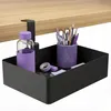 Boční organizér na stůl na svorku 25×17×15 cm, černý Náhled obrázku produktu 6