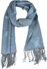 Halstuch Schal mit Hirschkopf Motiv 185 x 70 cm | Hellblau Produktbild-Vorschau 7