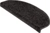 A single dark gray/black stair mat on a white background. Produktbild-Vorschau