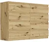 Komoda 140 cm 8 zásuvek skříňka FRAMIRE R-140-S8 artisan Náhled obrázku produktu 1