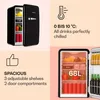 KlarsteinAudrey Retro, lednice, 70 l, 3 police, 2 přihrádky Náhled obrázku produktu 3