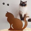 Rostikal Rost Deko Gartenfigur Katze 25 cm Gartendeko Produktbild-Vorschau 4