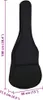 vidaXL Gitarrentasche für 4/4 (39") Klassikgitarre Schwarz Produktbild-Vorschau 6