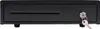 A black cash drawer with a key inserted into the lock. Anteprima dell’immagine prodotto