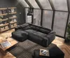 DELIFE Ecksofa Sirpio XL 270x170 cm Mikrofaser Schwarz Produktbild-Vorschau 5