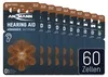 ANSMANN Hörgerätebatterien Typ 312 braun, 60 Stück Produktbild-Vorschau 1