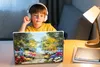 MuchoWow® Laptop Aufkleber Sticker Cover Malerei - Blumen - Produktbild-Vorschau 3