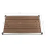 vidaXL Piatto doccia da giardino in acciaio inox WPC 110 x Anteprima dell’immagine prodotto 8