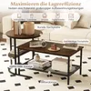 COSTWAY Set da 2 tavolini: tavolino da salotto con Anteprima dell’immagine prodotto 4