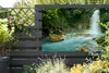 Gartenposter - 120x80 cm - Wasserfall Rio Celeste  - Produktbild-Vorschau 5