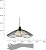 Minimalistyczna LAMPA WISZĄCA Galt ŻELAZNA czarna Podgląd zdjęcia produktu 7