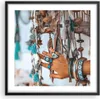 Gerahmtes Poster - Schwarzer Rahmen - Hand Schmuck ethnisch Produktbild-Vorschau 1