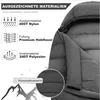 Mumienschlafsack Norskskin Ultralight Grey 800 g 205 cm Produktbild-Vorschau 3