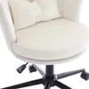 Close-up of a beige office chair. Produktbild-Vorschau