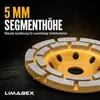 Diamantschleiftopf 125 mm Estrich Beton Stein doppelreihig Produktbild-Vorschau 6
