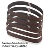 Set di 10 nastri abrasivi STAHLWERK con grana P120 40 x 760 Anteprima dell’immagine prodotto 3