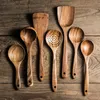 Kochbesteck-Set Küchenhelfer Set Holz,7teiliges Produktbild-Vorschau 2