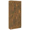 vidaXL Bücherschrank Räuchereiche 82,5x30,5x185,5 cm Produktbild-Vorschau 1