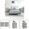 The Living Store Nachttische 2 Stk. Grau Sonoma 40x36x60 cm Produktbild-Vorschau 10